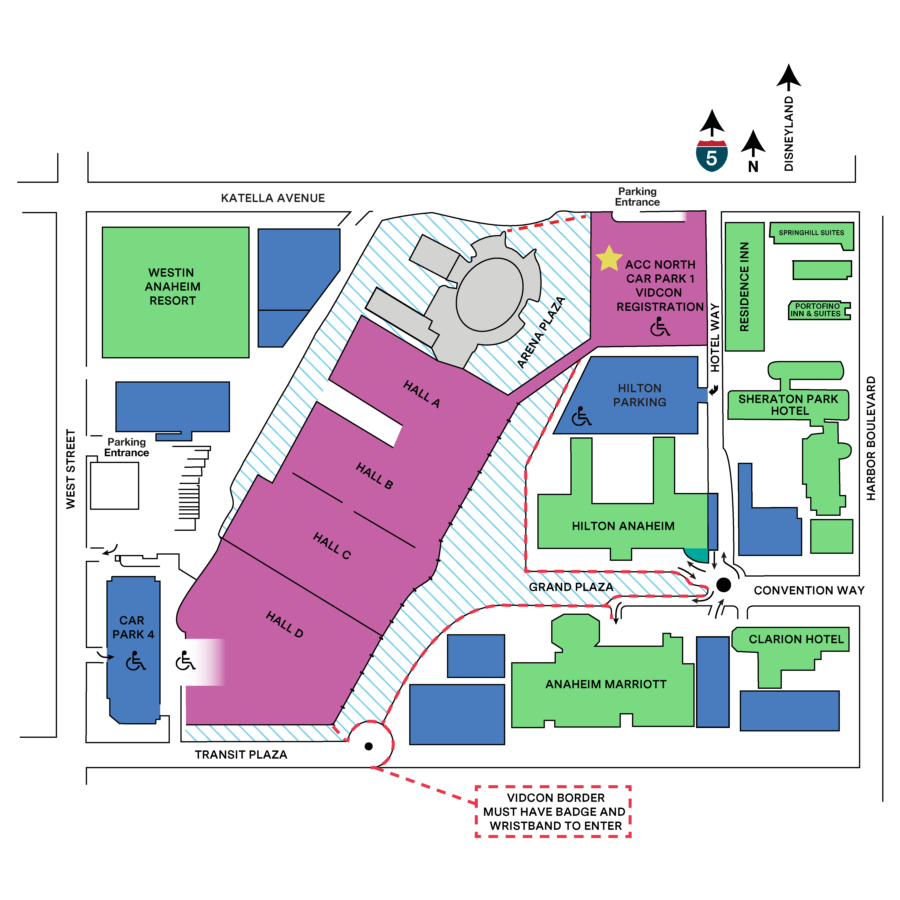 Maps | VidCon Anaheim 2024